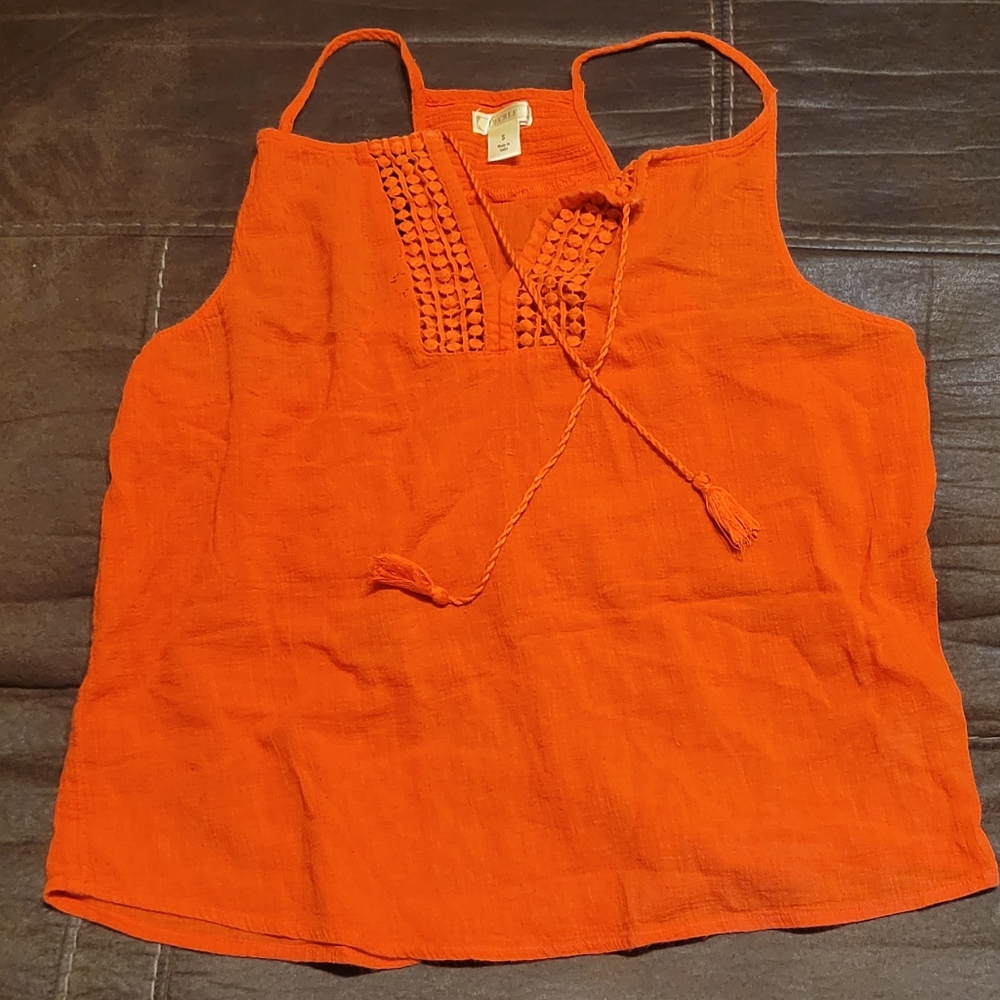 Orange tank top